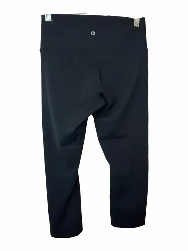 lululemon athletica Black High-Rise 3/4 Length Leggings size 8 - Image 2
