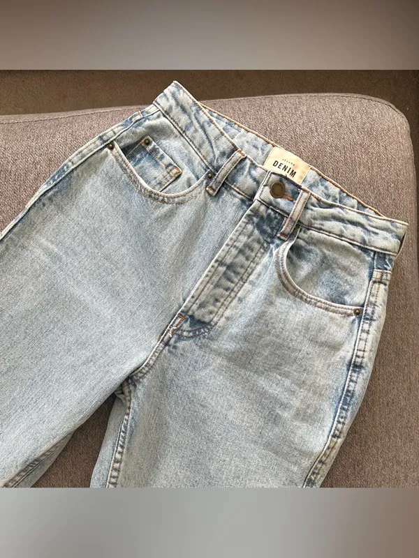 Sézane Denim Straight Leg Jeans Size 24 - Image 6