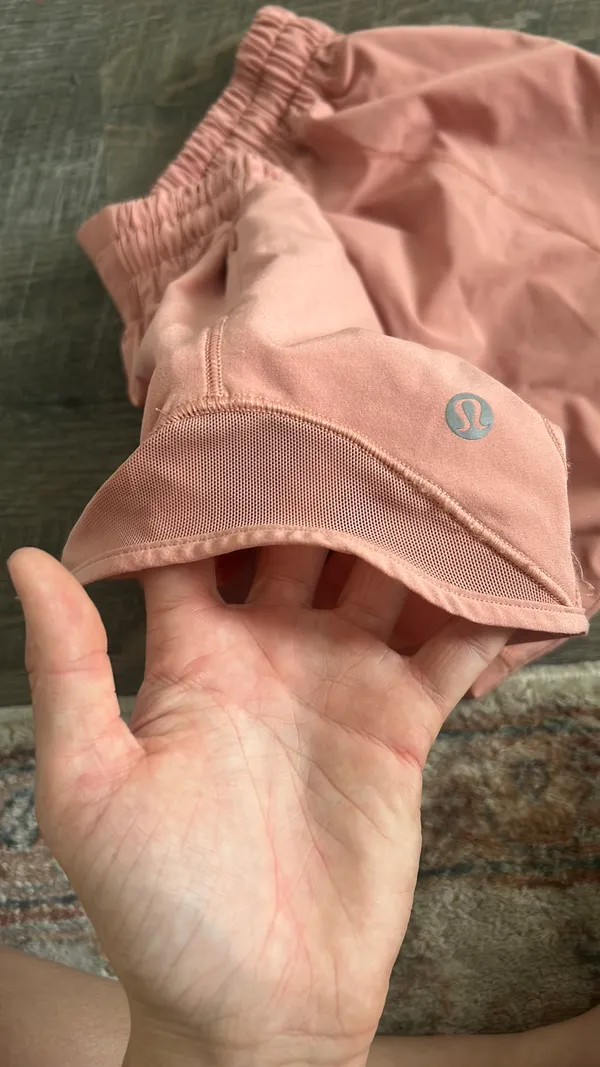Dusty Pink Lululemon Shorts Hotty Hot 2” tall - Image 8