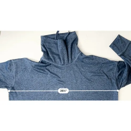 Old Navy Active Athleisure Blue Pullover Tunic Sweatshirt XXL Sweater‎ Knit SALE - Image 6