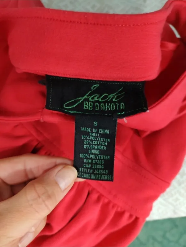 Jack by BB Dakota Juniors Red Mini Dress - Image 10