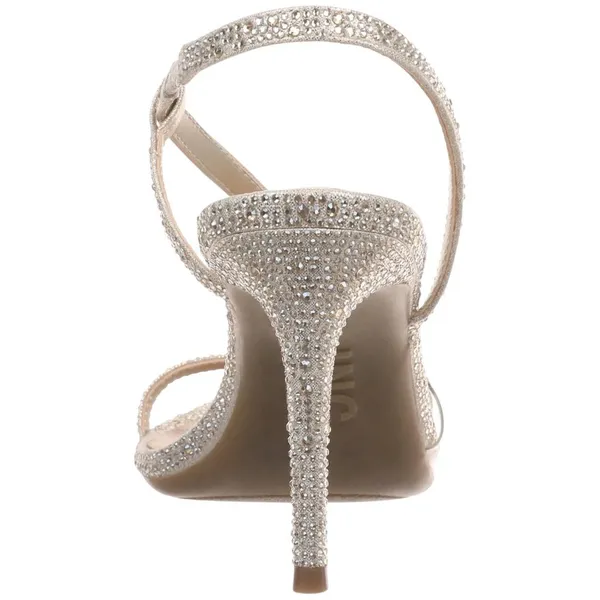 INC International Concepts Angiee Sandals Evening Stiletto Champagne Brown 6.5M - Image 9