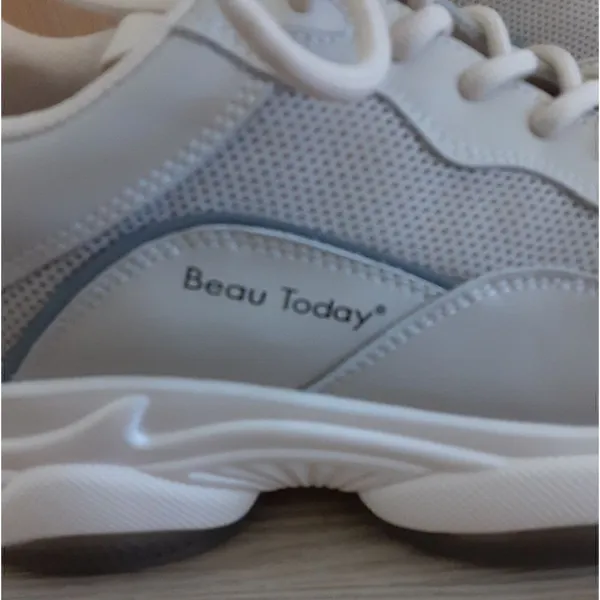 Beau Today Women's Chunky Sneaker, color Beige, size 8.5, NWT - Image 5