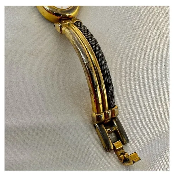 Boca Classics genuine diamond quartz watch Gold - Image 5