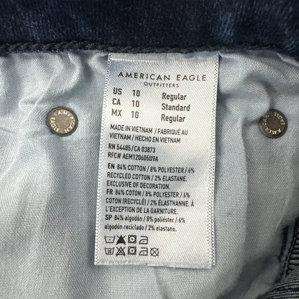 American Eagle Festival Flare Jeans High Rise Boho Retro Women's 10 x 31 - Image 6