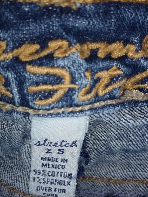 Abercrombie Fitch 28x30 2S Stretch Dark Wash Jeans Short - Image 7