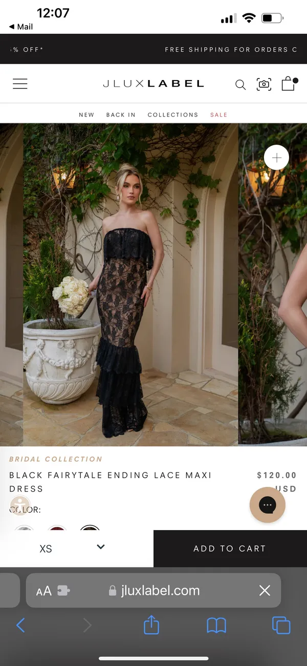 JLUXLABEL Brand New Black Lace Dress - Image 6