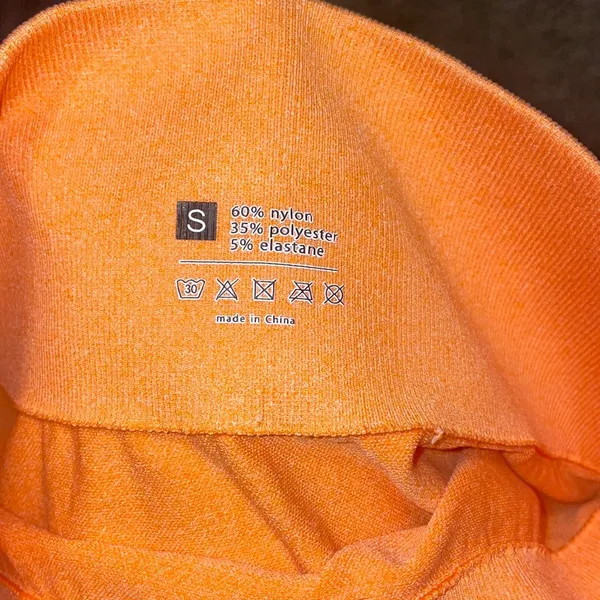 Orange Biker Shorts - Image 2