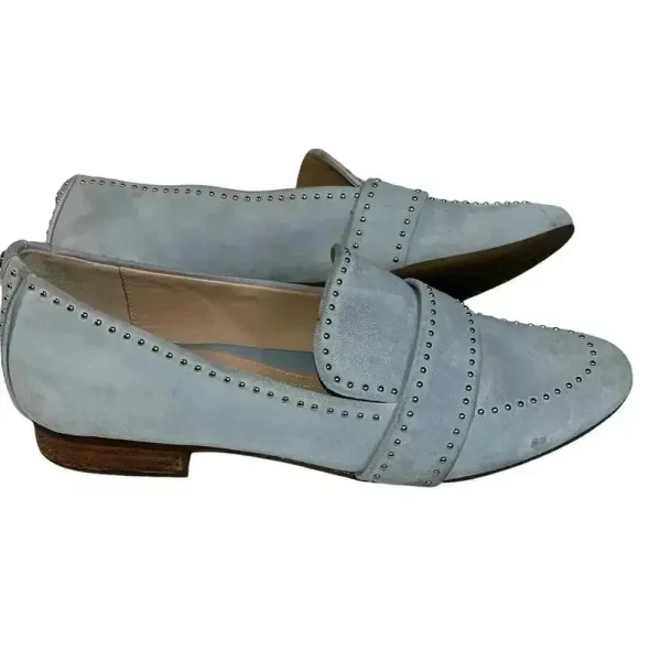 Taryn Rose‎ Bristol Studded Suede Twee Classy Comfort Loafers 8.5 - Image 4