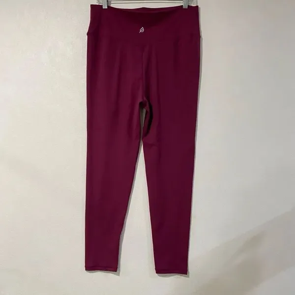 P’TULA Purple High Rise Leggings XXL Sculpt Workout Activewear - Image 3