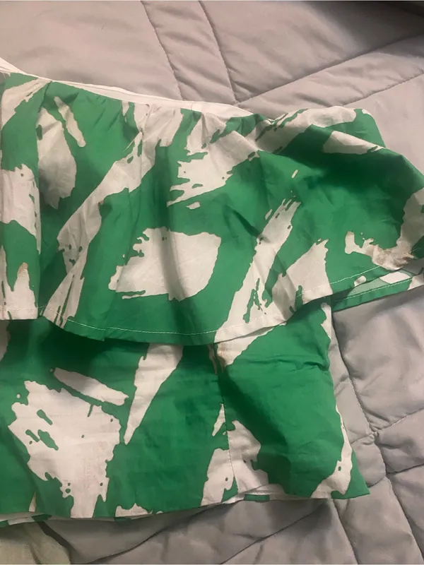 Flying Tomato green and White Lightweight Blouse - Image 10