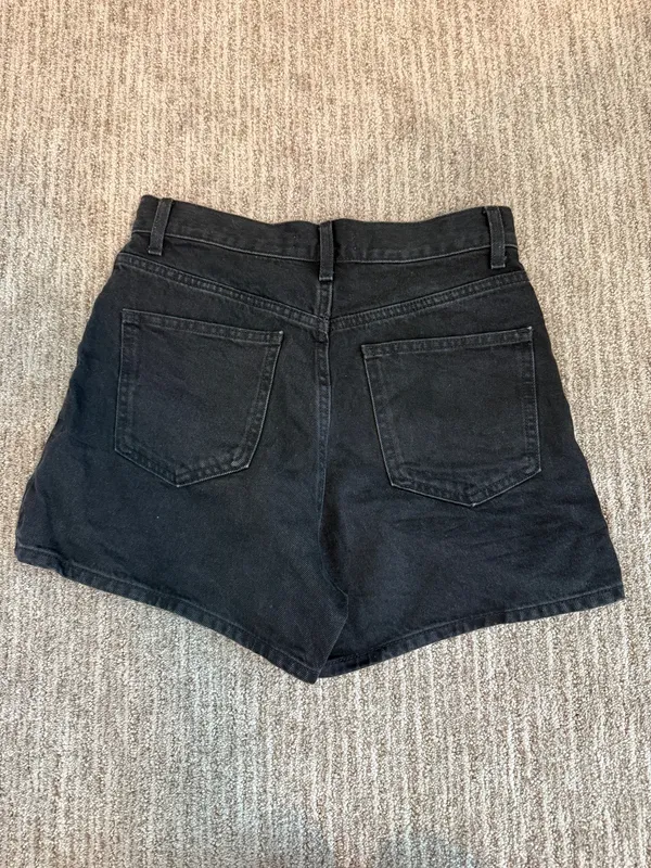 Mango Black jean shorts - Image 5