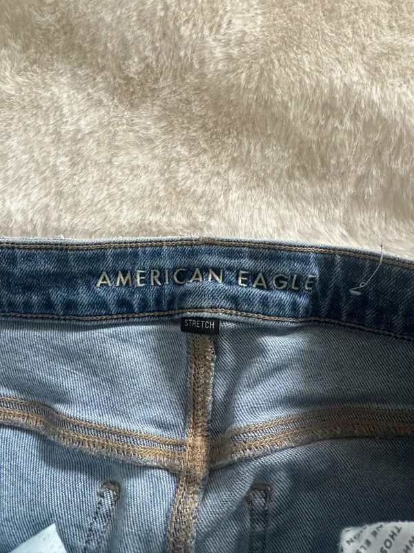 American Eagle Stretch Ripped Wide Leg Jeans - Image 7