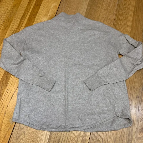 Madewell XXS Mockneck Sweater Oatmeal Beige Merino Wool Alpaca Blend CKP46509846 - Image 4