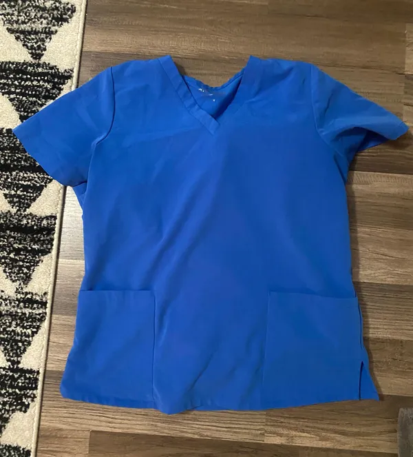 Royal Blue Mandala Scrubs - Image 2