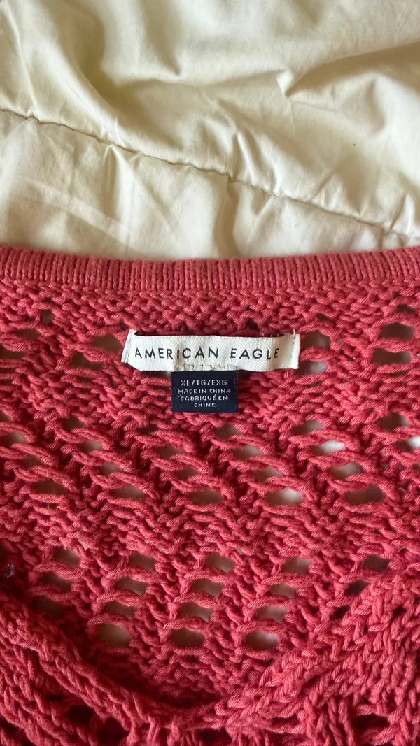 Loose Knit American Eagle Sweater - Image 2