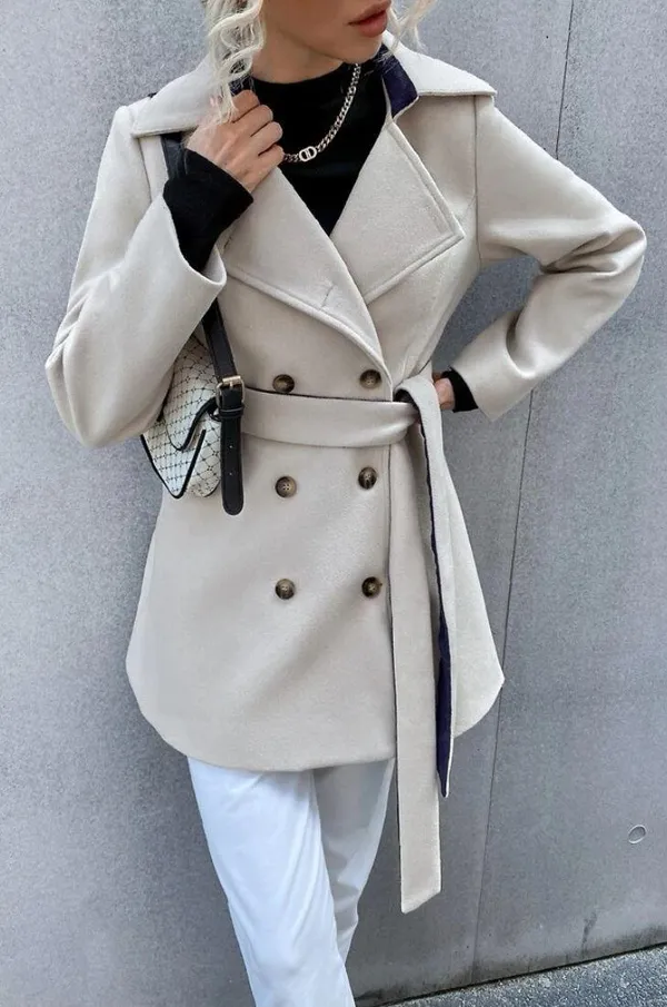 SheIn Lapel Coat - Image 4