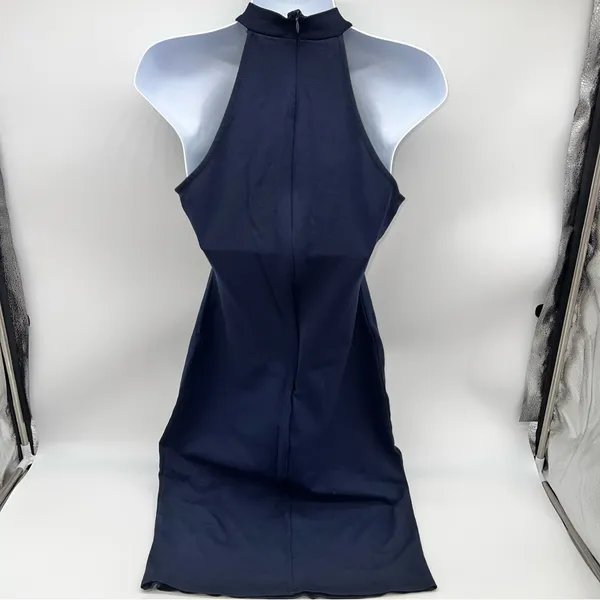 Rolla Coster Midnight Navy Blue Racer Back Sleeveless Above the Knees Dress-L - Image 4