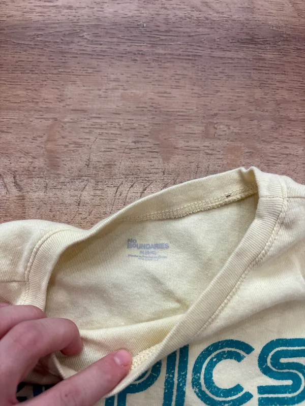Yellow baby tee no boundaries  - Image 3