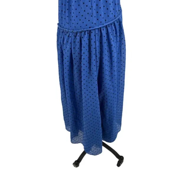 La Maison Talulah Sorrento Midi‎ Dress Azure Blue Polka Dot Size Small - Image 9