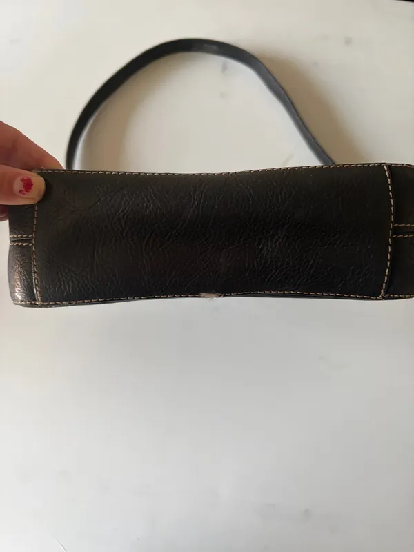 Fossil Purse  Shoulder Bag Leather  Black - Image 3