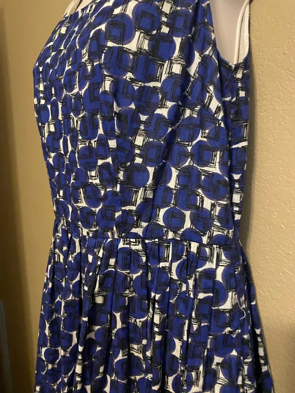 Boden FitnFlare Geo Print Cotton Dress - Image 4