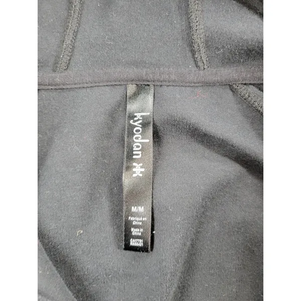 Kyodan Women's Jacket M Black Long Sleeve Hoodie Sports Activewear Zip Pockets - Image 11