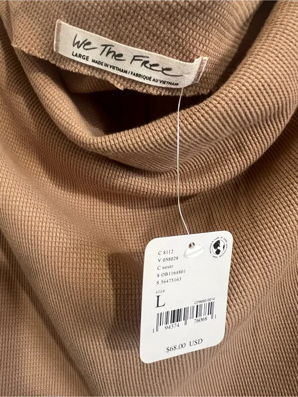 We the free We Fuji Thermal Off The Shoulder Top - Image 3