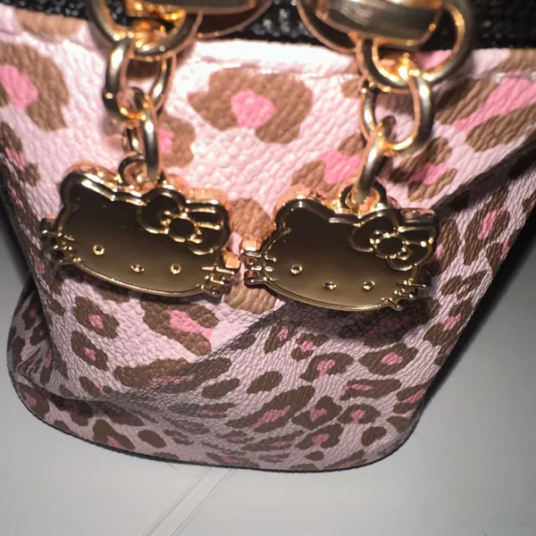 Hello Kitty Leopard Print Cosmetic Case - Image 2