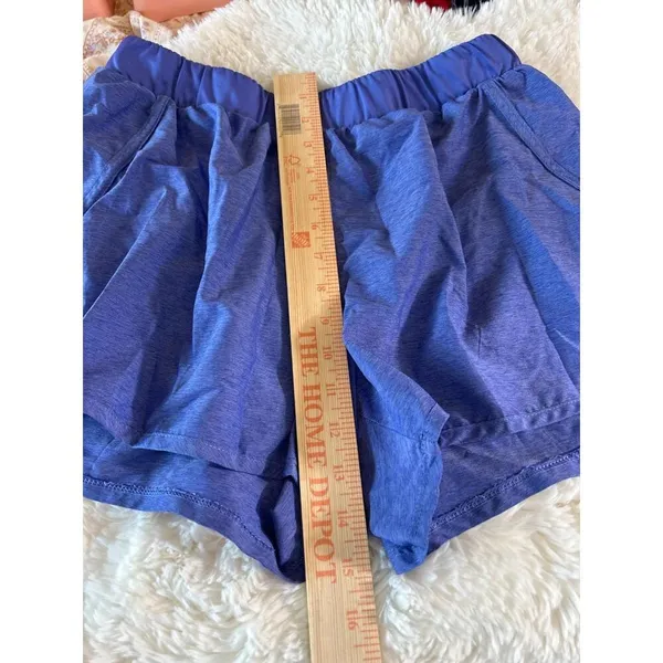 SENDARA Women's Athletic Running Shorts Sz-L Blue Running - Image 9