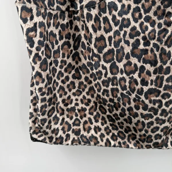 Vintage Tank Women's Large Velvet Animal LipService Sexy Schoolgirl Y2K Babydoll - Image 9