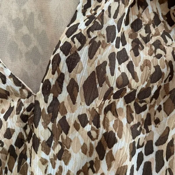 Zara Date Night Mini Dress Leopard Print Mob Wife XS - Image 8