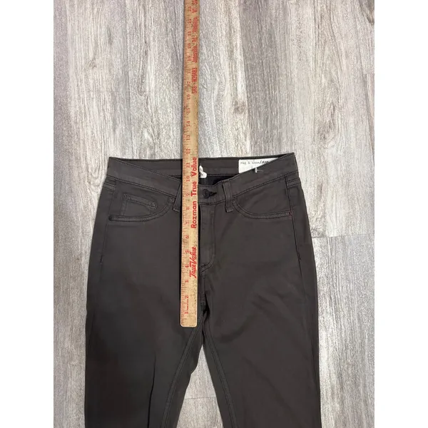 Rag‎ & Bone JEAN Legging Pants Size 27 Dark Grey Brown Skinny Stretch Mid Rise - Image 8