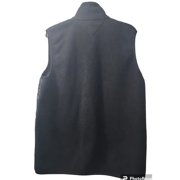 Tommy Hilfiger Fleece Vest Puffer Panel‎ Full Zip Sleeveless Jacket - Image 2