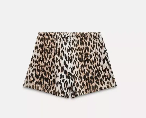Zara Collection Animal Print Shorts - Image 3