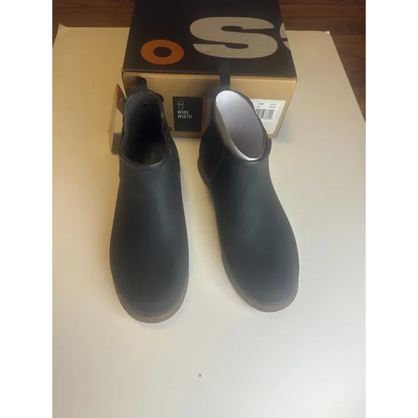 New BOGS Women's "Sweet Pea Boot" Black Rubber Boots Size 7 Wide - Image 2