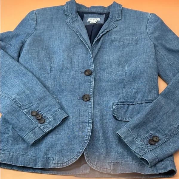 J. Crew Indigo Denim Jacket - Image 2