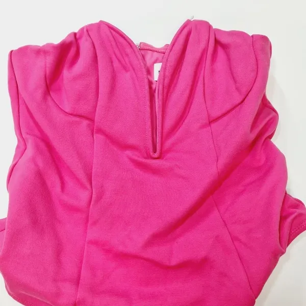 Superdown Gianna Sweetheart Bodysuit in Pink Small - Image 5