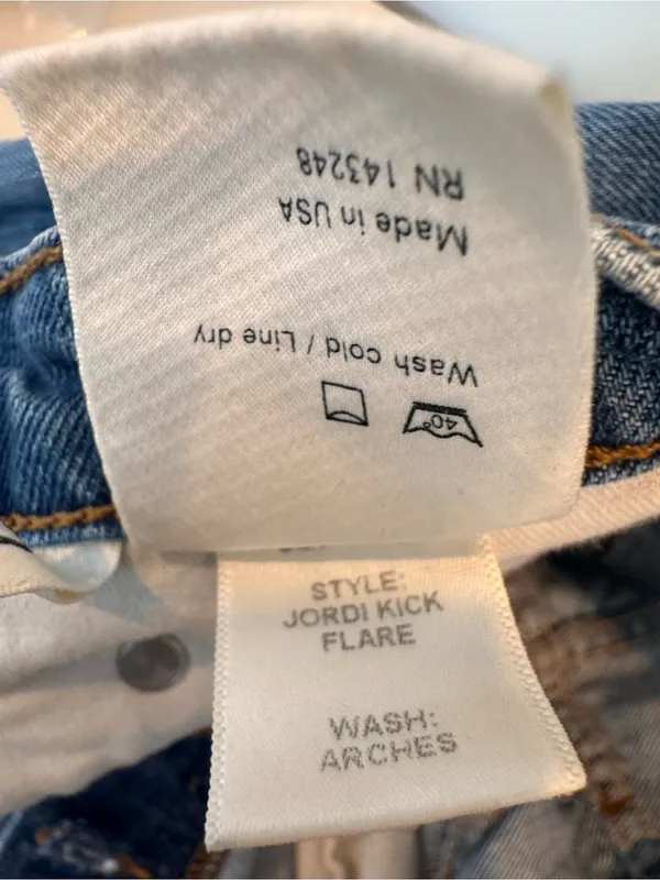 Reformation Jeans Jordi Kick Flare Size 27 - Image 9