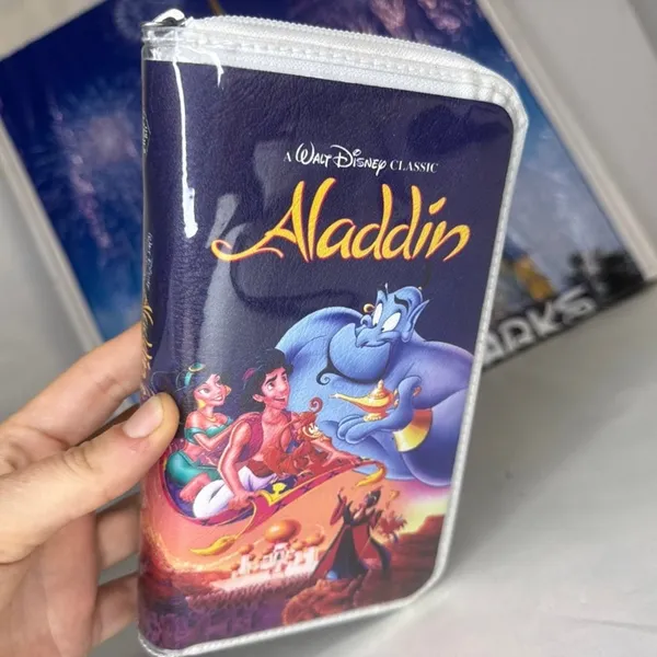 Disney parks D-tech Aladdin VHS case phone wallet - Image 3