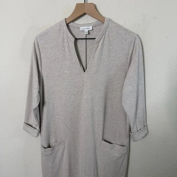 Haven Well Within Polished Lounge Split Neck Dress Womens Size S‎ - Image 4