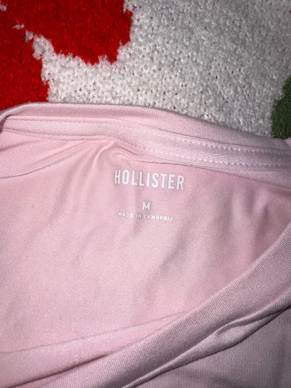 Hollister Long Sleeve Top baby pink - Image 2