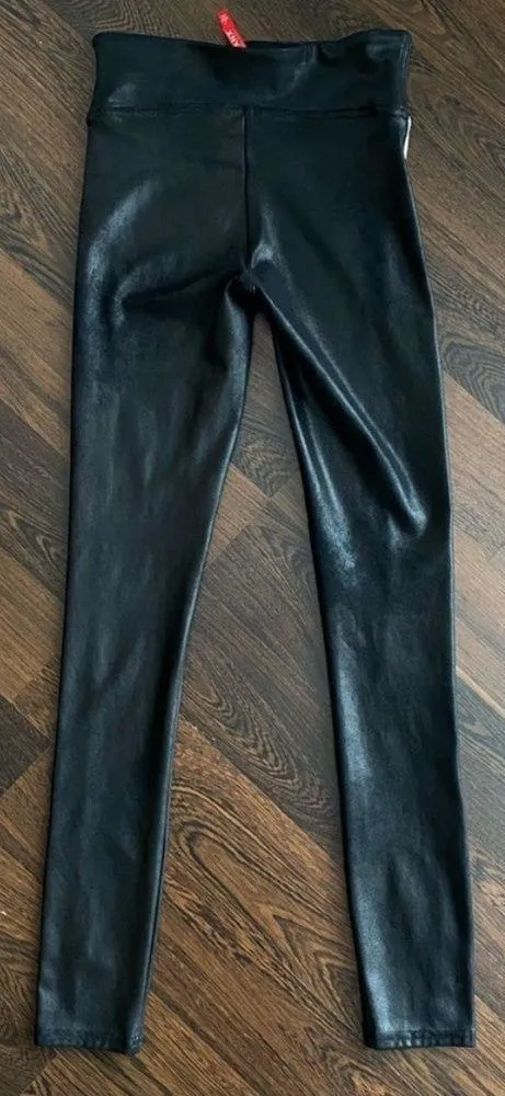 SPANX Faux Leather Side Stripe Leggings - Image 6