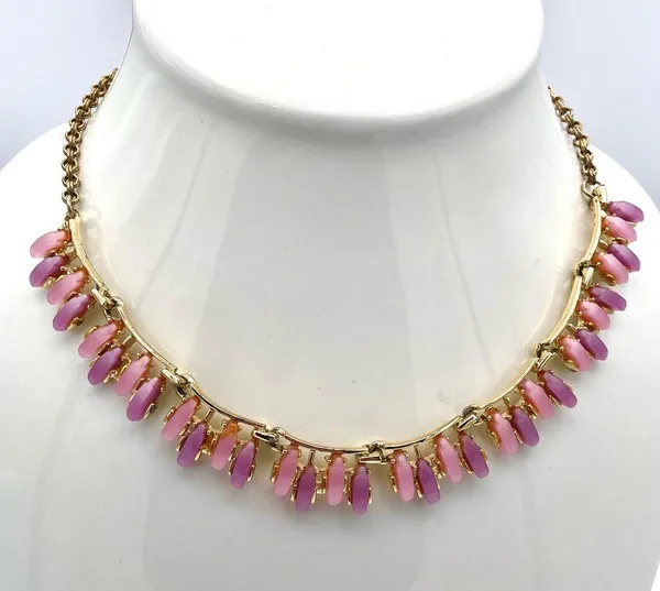 Vintage Pink/Purple Necklace - Image 7