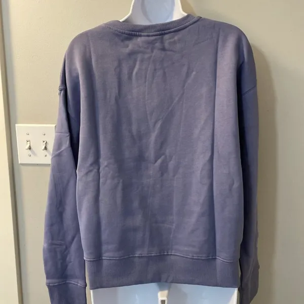 PACT 100% Organic Cotton Ombre Lotus Fleece Lined Slouchy Sweatshirt. 🪷large - Image 2