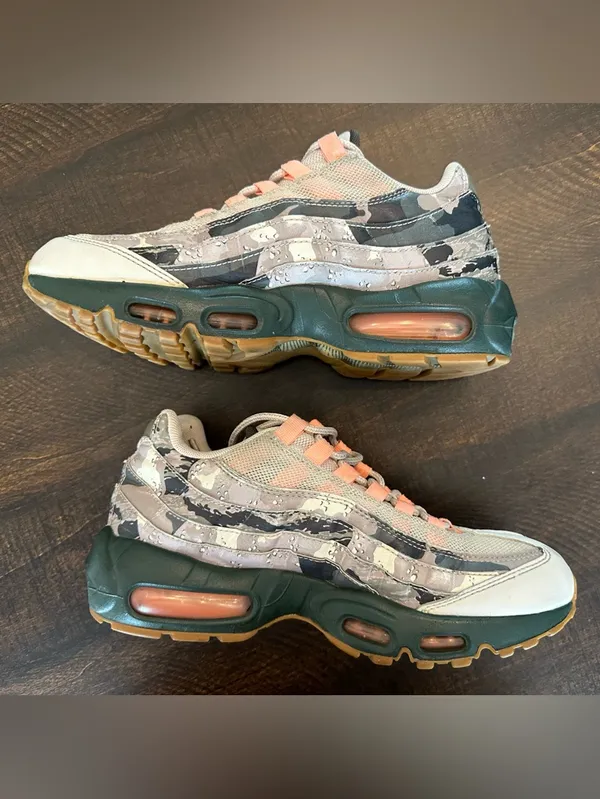 Nike Air Max 95 Essential Camo Desert Sand-Sunset [AQ6303-001]:W:8.5/M:6.5 - Image 2