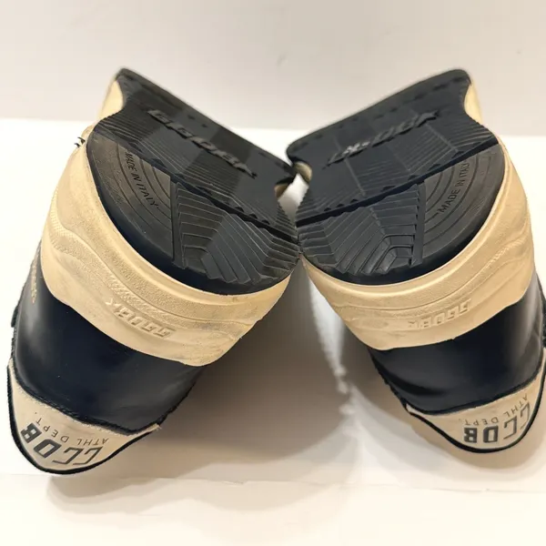 Golden Goose Running Sole Sneakers Black Glitter Leather Star Low Top IT 39 US 9 - Image 14