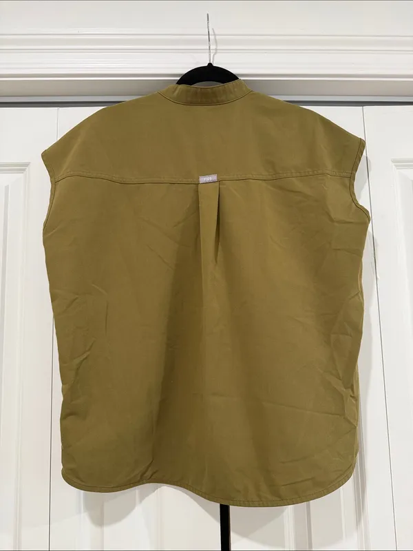 Women’s FIGS Martini Olive Rafaela Scrub Top - Image 3