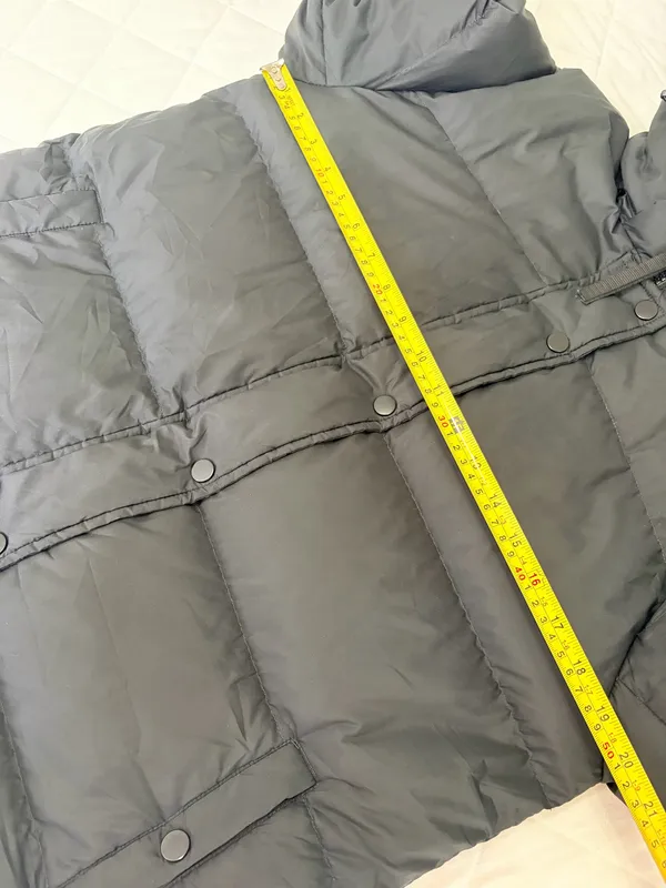 Quince Black Hooded Puffer Jacket Women’s S Quilted Winter Coat Outdoor Travel Gorpcore - Image 6