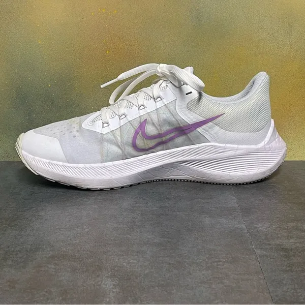 Nike Air Zoom Winflo 8 Women's Grey / White / Violet Sneakers Size 9 - Image 13